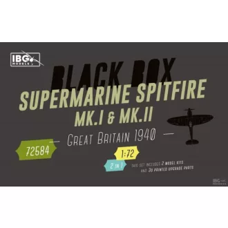   IBG Models Black Box - Supermarine Spitfire Mk. I & Mk. II Great Britain 1940 (2 in 1 Kit) - katonai repülő makett