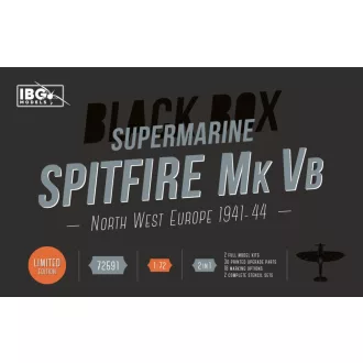   IBG Models Supermarine Spitfire Mk.Vb - North West Europe 1941-1944 - Black Box Limited Edition (2 in 1 Kit) - katonai repülő makett