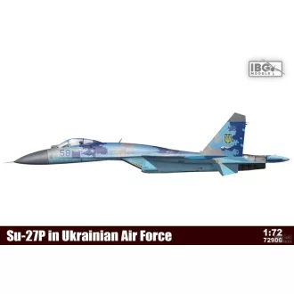   IBG Models Su-27 P in Ukrainian Air Force - katonai repülő makett