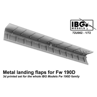   IBG Models Metal landing flaps for Fw 190D family (IBG) - repülőgép fékszárny készlet