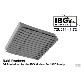   IBG Models R4M Rockets - 3D Printed For IBG Fw 190D Family - repülőgép rakétakészlet