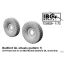 IBG Models Bedford QL Wheels (Pattern 1) - for all IBG Bedford QL Kits - katonai jármű kerékkészlet