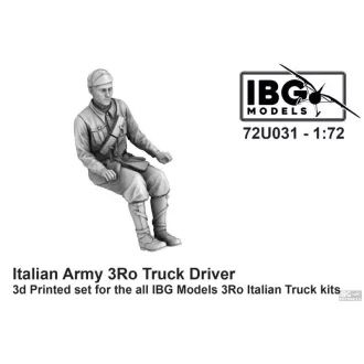   IBG Models Italian Army 3Ro Truck Driver - 3D Printed Set for all IBG Kits - katonai figura készlet
