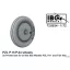 IBG Models PZL P.11/P.24 - Wheels - 3D Printed Set for IBG Kits - repülőgép futómű készlet