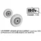 IBG Models IAR-80/81 C - Wheels Groove Pattern (used from 1942) 3D-Printed (for IBG kits) - repülőgép futómű készlet