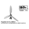 IBG Models Focke-Wulf Fw-190 D family - Propeller Wooden (3D-Printed + decal / for IBG Models kits) - repülőgép légcsavar