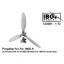 IBG Models Focke-Wulf Fw-190 D family - Propeller Wooden (3D-Printed + decal / for IBG Models kits) - repülőgép légcsavar