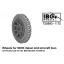 IBG Models Wheels For 90/53 Italian Anti Aircraft Gun - 3D Printed Set For IBG 72159 - katonai jármű kerékkészlet