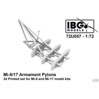   IBG Models Mil Mi-8 / Mi-17 - Armament Pylons (3D Printed Set) - helikopter fegyverpilon készlet