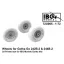 IBG Models Gotha Go 242B-2 & 244B-2 - Wheels Set (3D-Printed / for IBG Kits) - repülőgép futómű készlet