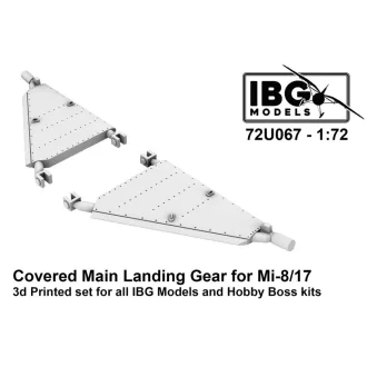   IBG Models Mil Mi-8 and Mi-17 - Covered Main Landing Gear (3D-Printed / for IBG Models and Hobby Boss kits) - repülőgép futómű készlet