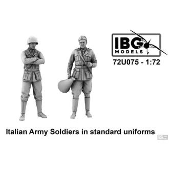   IBG Models Italian WWII Army Soldiers in Standard Uniforms - katonai figura készlet
