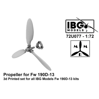   IBG Models Focke Wulf Fw-190 D-13 - Propeller (3D-Printed / for IBG Kits) - repülőgép légcsavar