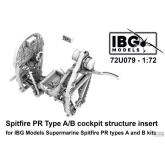   IBG Models Supermarine Spitfire PR Type A / B - Cockpit Structure Insert (for IBG Kits) - pilótafülke feljavító készlet