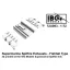 IBG Models Supermarine Spitfire - Exhausts Fishtail Type (for IBG Kits / 3D-Printed) - repülőgép kipufogókészlet