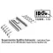 IBG Models Supermarine Spitfire - Exhausts Individual Type (for IBG Kits / 3D-Printed) - repülőgép kipufogókészlet