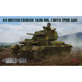  IBG Models A9 British Cruiser Tank Mk.I with ZPDR gun - harckocsi makett