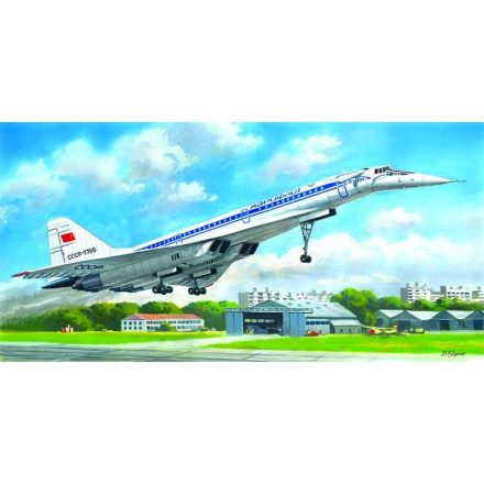 ICM Tupolev Tu-144D Soviet Supersonic Passenger Aircraft makett