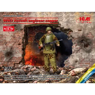 ICM WW2 Soviet assault engineer-sapper 1:16 figura készlet