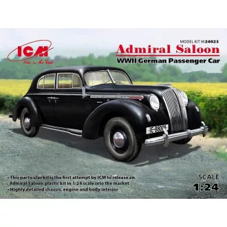   ICM Admiral Saloon WWI German Passenger Car 1:24 autó makett