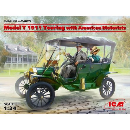 ICM Model T 1911 Touring with American Motorists makett