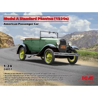   ICM Model A Standard Phaeton (1930s), American Passenger Car 1:24 autó makett