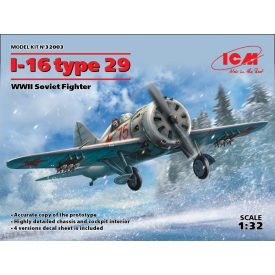 ICM Polikarpov I-16 type 29 WWII Soviet Fighter makett