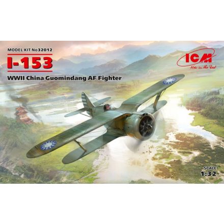 ICM I-153 WWII China Guomindang AF Fighter makett