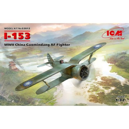 ICM I-153 WWII China Guomindang AF Fighter makett