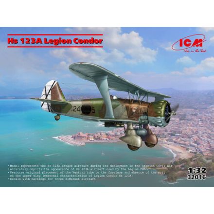 ICM Henschel Hs 123 A-1 - Legion Condor makett