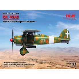 ICM CR. 42AS, WWII Italian Fighter-Bomber makett
