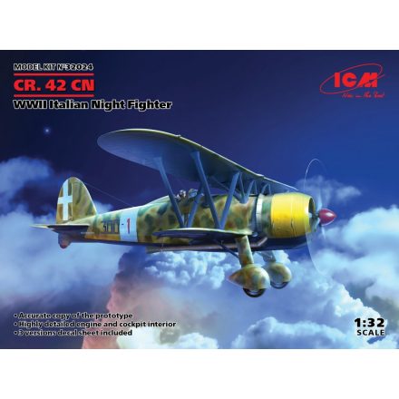 ICM CR. 42CN, WWII Italian Night Fighter makett