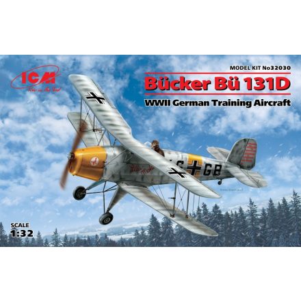 ICM Bücker Bü 131D German Training Aircraft makett