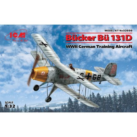ICM Bücker Bü 131D German Training Aircraft makett