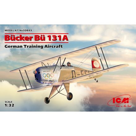 ICM Bücker Bü 131A German Training Aircraft makett