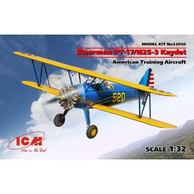   ICM Stearman PT-17/N2S-3 Kaydet , American Training Aircraft makett