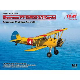   ICM Stearman PT-13/N2S-2/5 Kaydet, American Training Aircraft makett