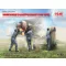 ICM WWII British Ground Personnel(1939-1945)(3 figures) 1:32 figura készlet