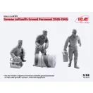 ICM German Luftwaffe Ground Personnel(1939-1945)(3 figures) 1:32 figura készlet