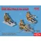 ICM WWII Allies Pilots in the cockpit (British,Amarican,Soviet)(100%new molds) 1:32 figura készlet