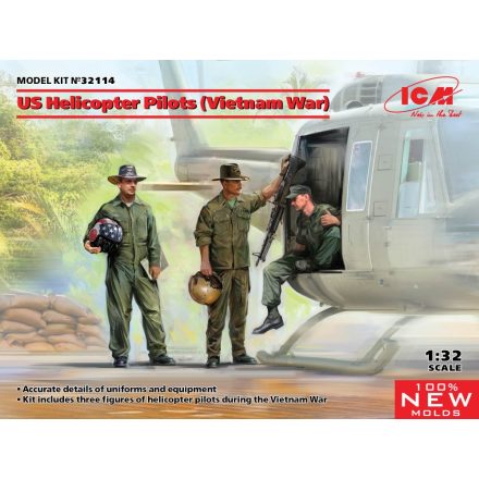ICM US Helicopter Pilots (Vietnam War) makett