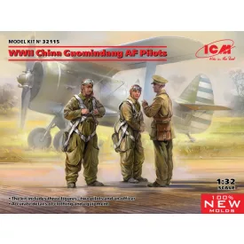 ICM WWII China Guomindang AF Pilots makett