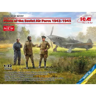   ICM Pilots of the Soviet Air Force 1943-1945 1:32 figura készlet