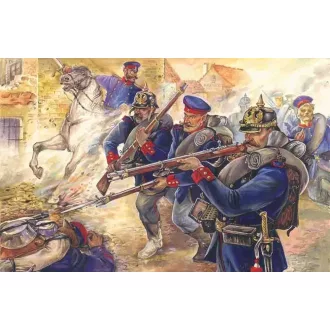   ICM Preussische Linieninfanterie Deutsch-Französicher Krieg (1870-1871) 1:35 figura készlet