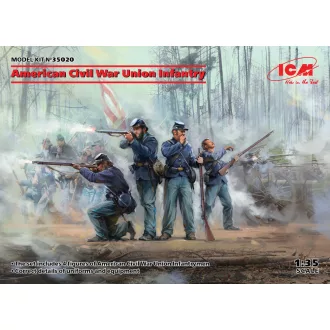 ICM American Civil War Union Infantry 1:35 figura készlet