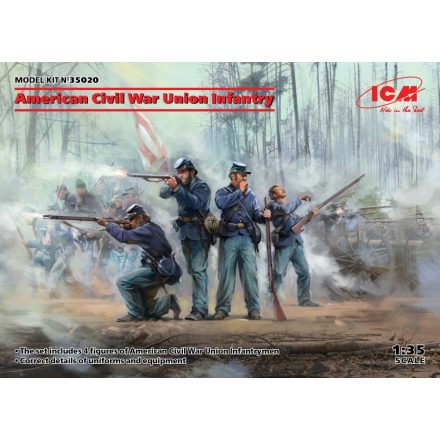 ICM American Civil War Union Infantry makett