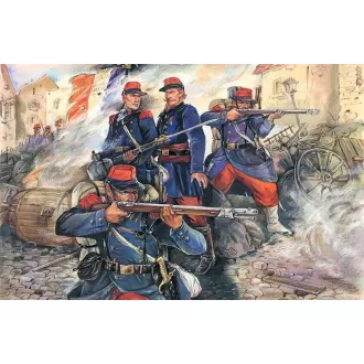   ICM Französische Linieninfanterie Deutsch-Französischer Krieg (1870-1871) 1:35 figura készlet
