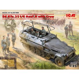 ICM Sd.Kfz.251/6 Ausf.A with Crew makett