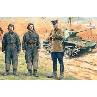   ICM Russische Panzer Besatzung 1939-1942 1:35 harcjármű makett