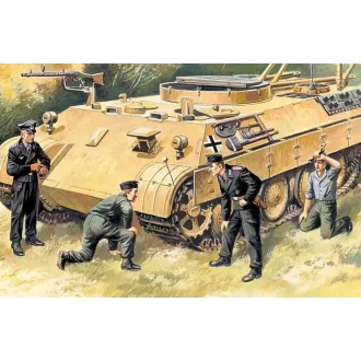 ICM Deutsche Panzerbesatzung 1:35 harcjármű makett